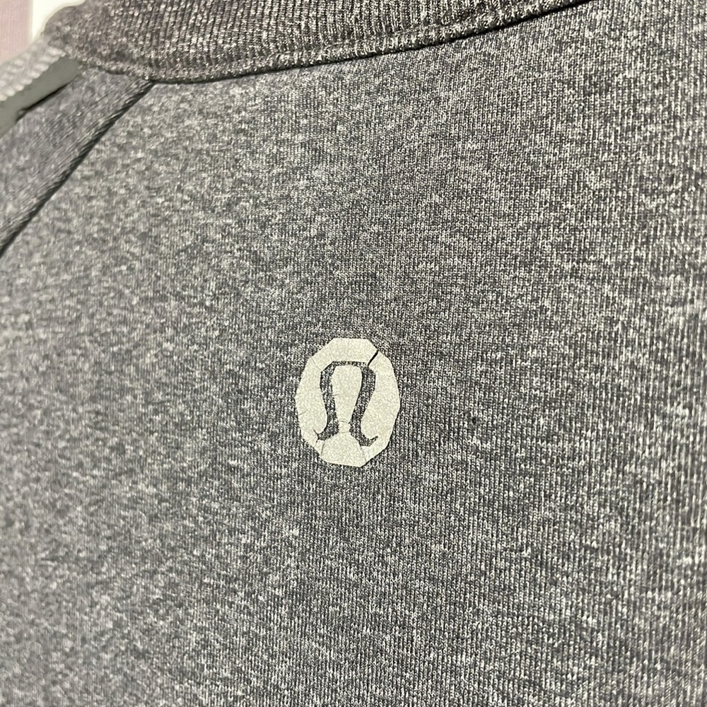 Lululemon Mens Kung Fu Jacket Full Zip Heathered Slate Gray - Picture 4 of 8